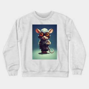 Cute Pilot Mouse - DESIGN Crewneck Sweatshirt